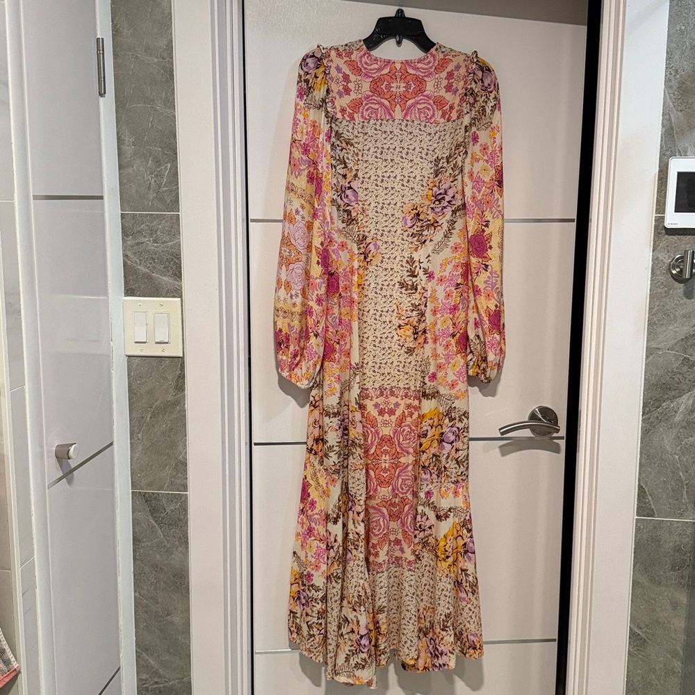 Free People Marais Printed Midi Dress Size XS - Picture 12 of 14